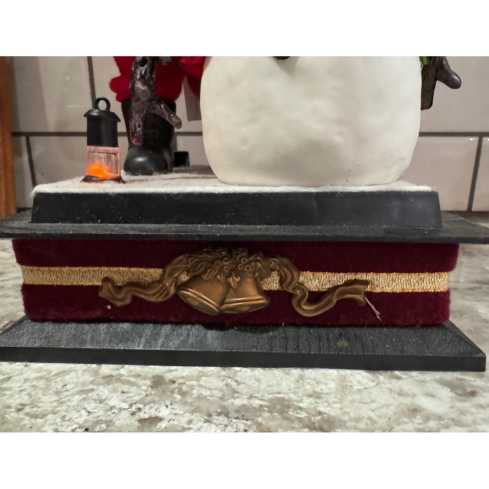 Holiday Creations Santa Claus with Snowman Christmas Animated Musical Display - Picture 2 of 12